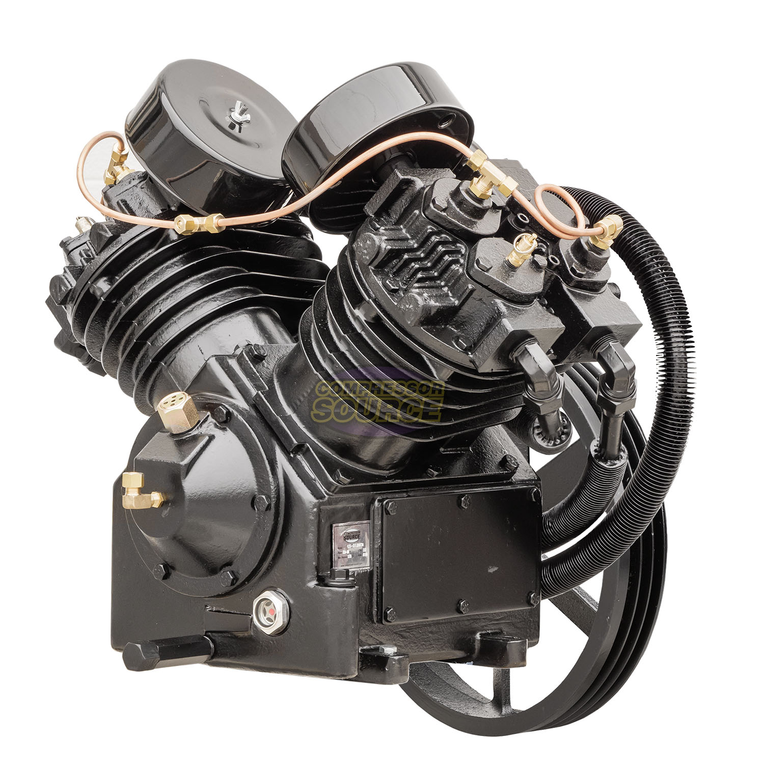 7.5 10 HP Replacement Air Compressor Pump 2 Stage 4 Cylinder w/ Head